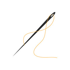 Thread needle illustration
