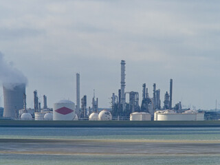 Obraz premium detail of chemical plant