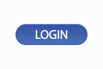 login  button vectors. sign label speech login 
