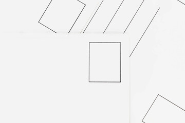 Empty postcards background
