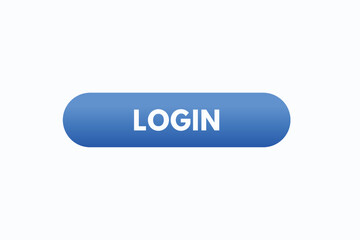 login  button vectors. sign label speech login 
