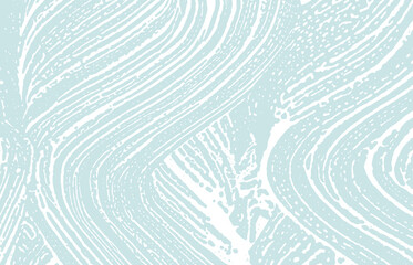Grunge texture. Distress blue rough trace. Curious