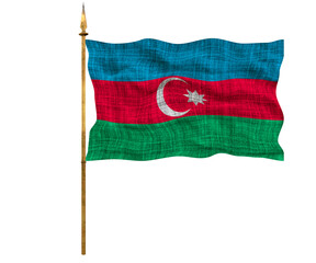 Fototapeta na wymiar National Flag of Azerbaijan. Background with flag of Azerbaijan