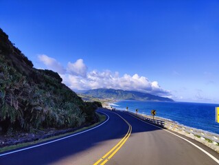 Open road next to Longpan Park (龍磐公園), Kenting #2
