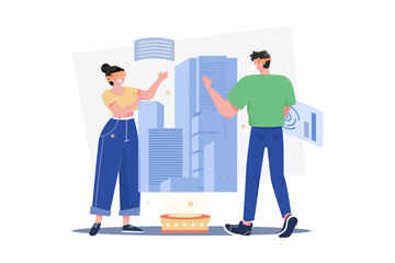 People Building A Virtual World