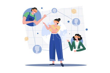 People Connecting In The Metaverse