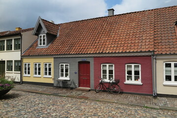 Fototapeta na wymiar Altstadt von Odense, Fünen Dänemark