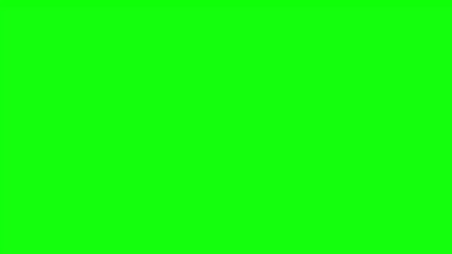 Brazil Scribble Animation on Green Screen Background. Looping seamless animation. Set of variations motion graphic