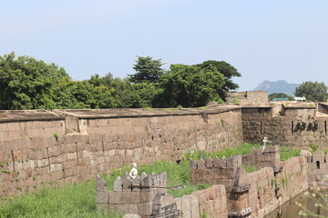  The atmosphere inside Vellore Fort