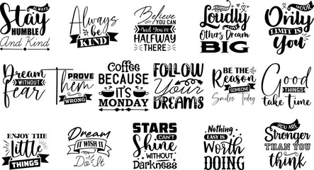 inspirational Quotes SVG Bundle    07