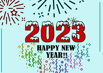 Merry christmas 2023 happy new year