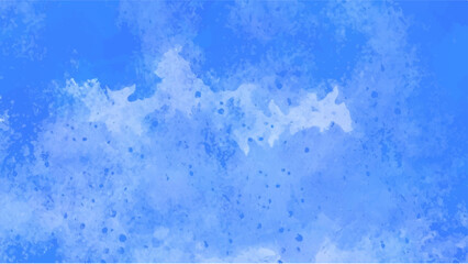Blue watercolor background for textures backgrounds and web banners design