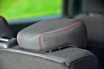 Headrest on the back seats in the car - 554444520