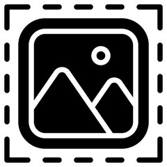 image glyph icon