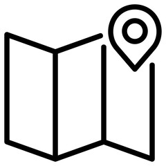 map line icon