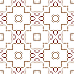 Geometric pattern. Seamless vector background. Ethnic graphic design.