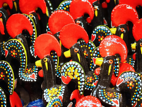 Typical portuguese ceramics cocks