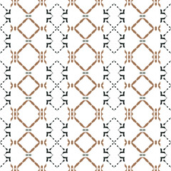 Fototapeta premium Geometric pattern. Seamless vector background. Ethnic graphic design.