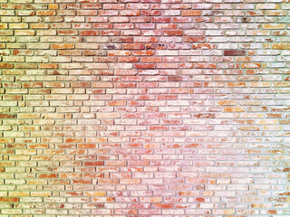 Rough empty brick wall texture background.