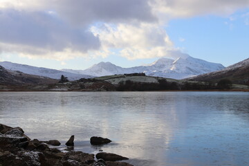Snowdonia snowdon winter wales