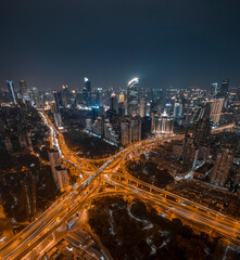 Obraz premium traffic at night