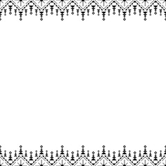 Black line drawing with white background, Art, Design, Fabric patterns, Patterns for use as background.