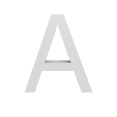 3D illustration - The letter 