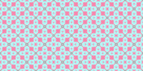 Abstract seamless pattern, seamless wallpaper, seamless background designed for use for interior,wallpaper,fabric,curtain,carpet,clothing,Batik,satin,background , illustration, Embroidery style.