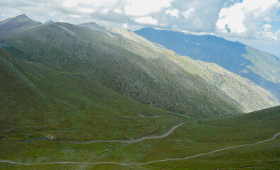 Beautiful Lush Green Valley Next to Babusar Top