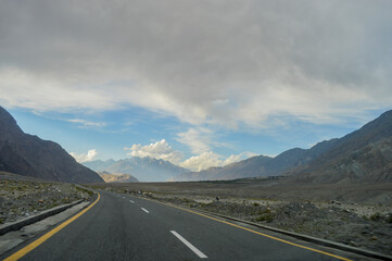 Beautiful Road  Highway to Gilgit City