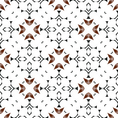 Geometric pattern. Seamless vector background. Ethnic graphic design.