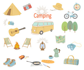 キャンプセット、アウトドア