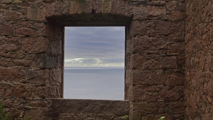 The New Slains Castle in Scotland
