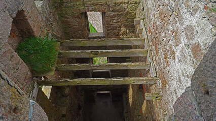 The New Slains Castle in Scotland