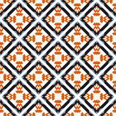 Geometric pattern. Seamless vector background. Ethnic graphic design.