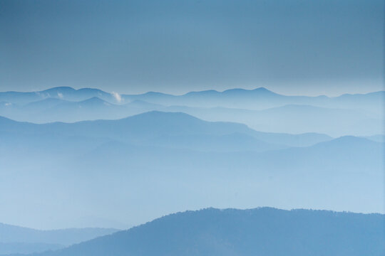 Blue Ridge Mountain Top Background