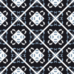 Geometric pattern. Seamless vector background. Ethnic graphic design.