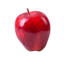 red apple isolated on transparent png