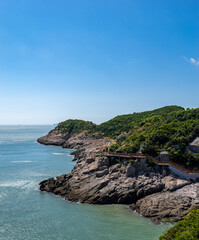 Fototapeta premium the coast of the island of island country