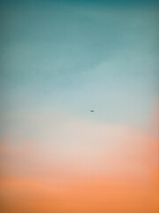 sunset over the sea