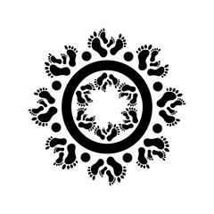 foot organization logo design