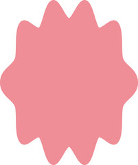 cute pastel abstract shape decoration