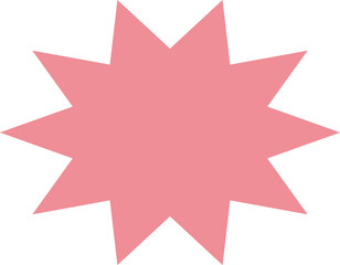 cute pastel abstract shape decoration