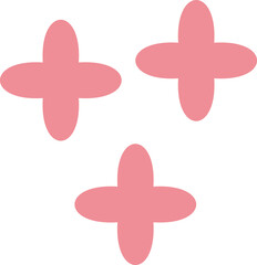 cute pastel abstract shape decoration