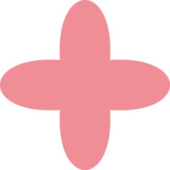 cute pastel abstract shape decoration