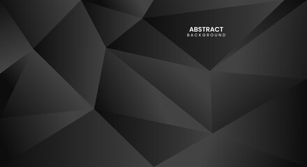 Abstract polygonal black baclground