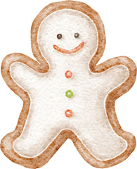 Gingerbread man illustration
