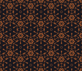 Obraz premium Geometric pattern. Seamless vector background. Ethnic graphic design.