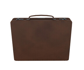 3d rendering old suitcase coffee