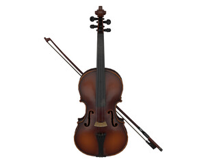 3d rendering musical instrument violin